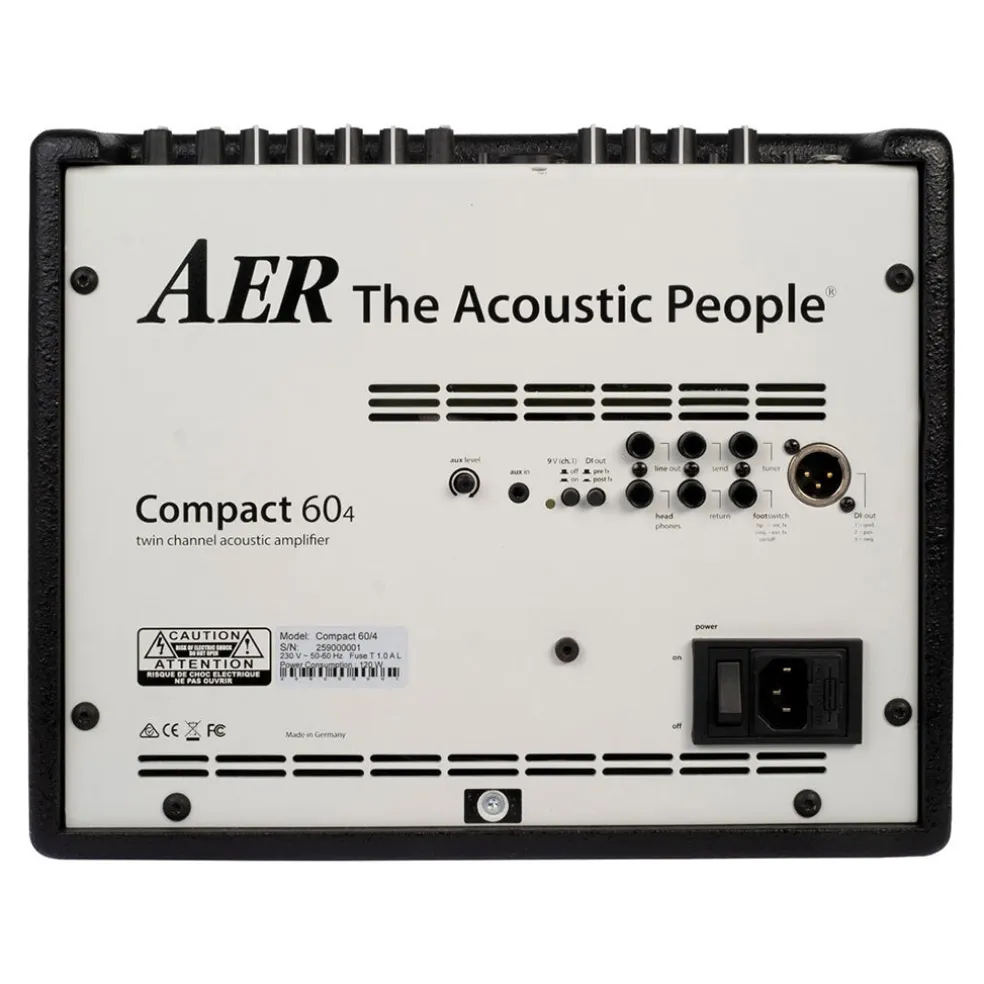 AER Compact 60 Acoustic Amp - Black Splatter