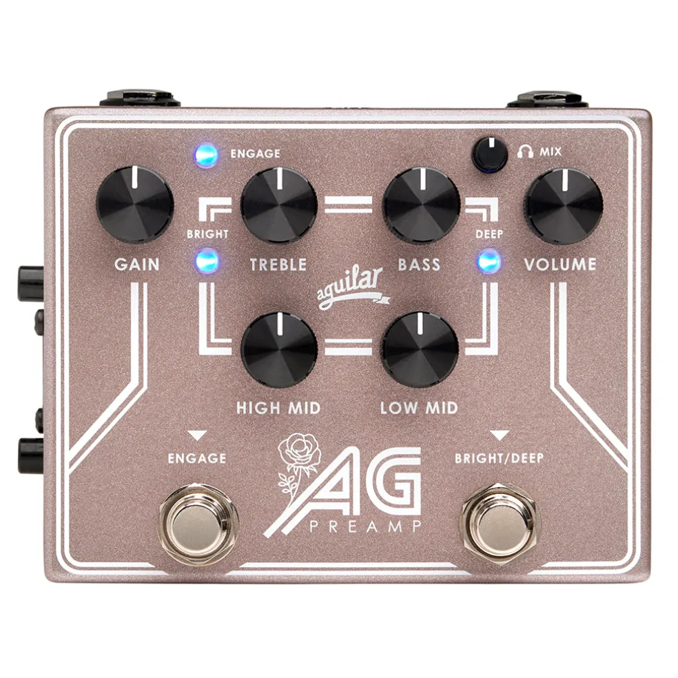Aguilar AG Preamp DI Pedal - Breast Cancer Awareness