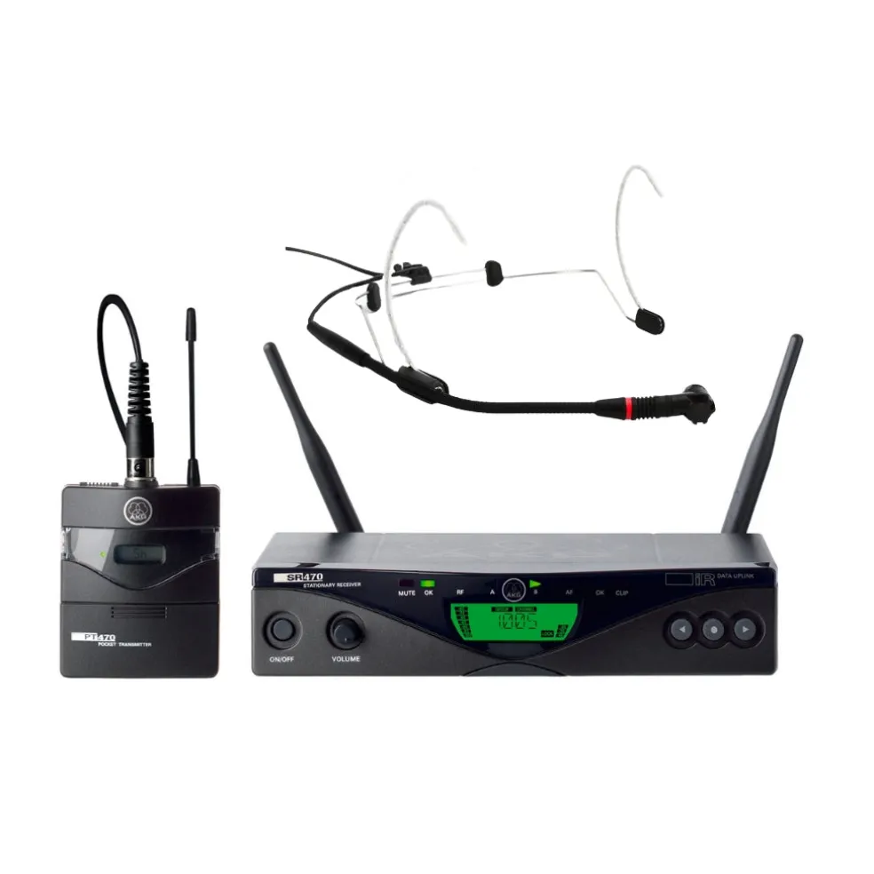 AKG WMS470 Wireless Presenter Set - Headworn + Lapel