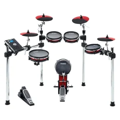 Alesis Command Mesh X: 5-Piece Electronic Drum Kit with Kick Pedal