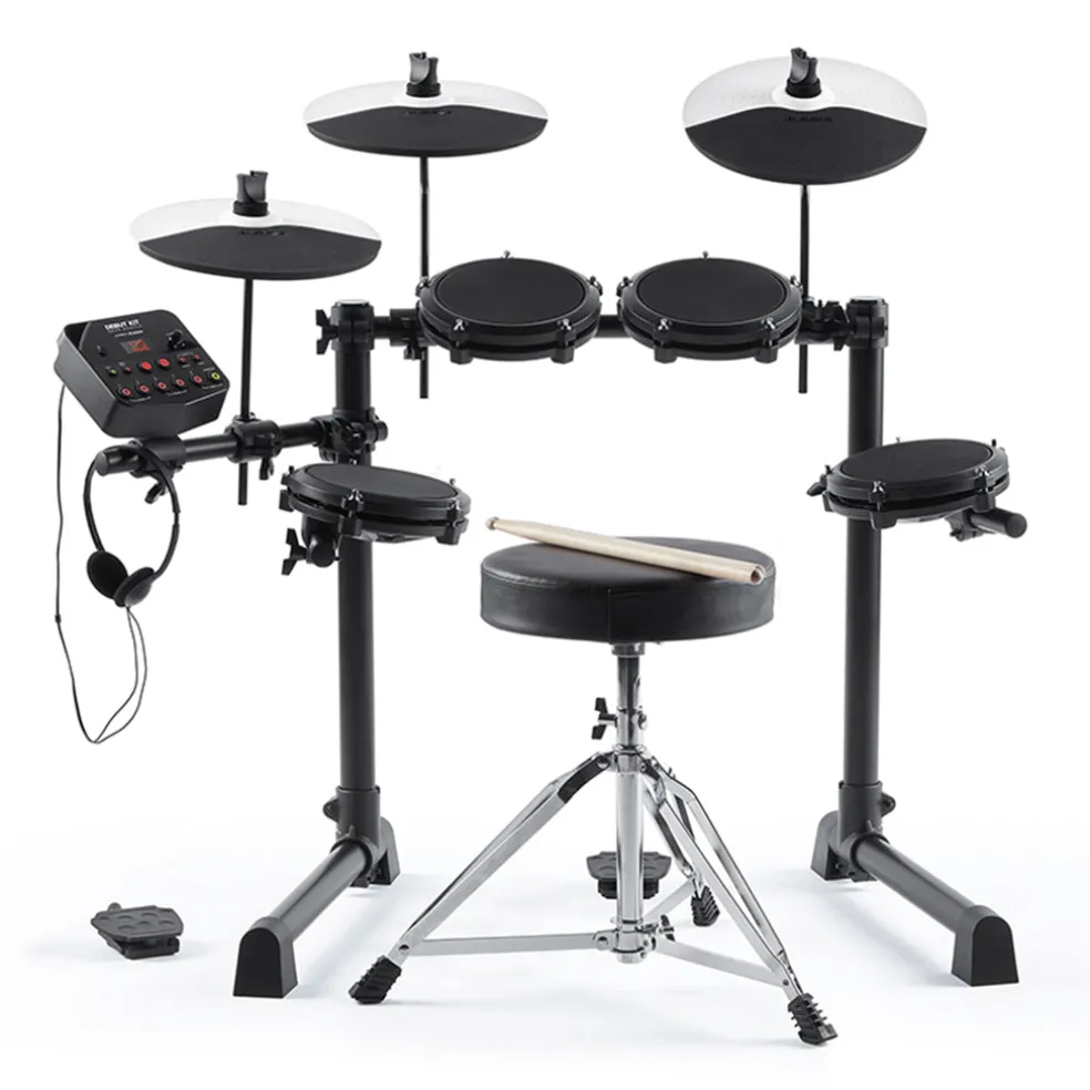 Alesis Debut Kit: 5-Piece Electronic Drum Kit with Stool and Headphones