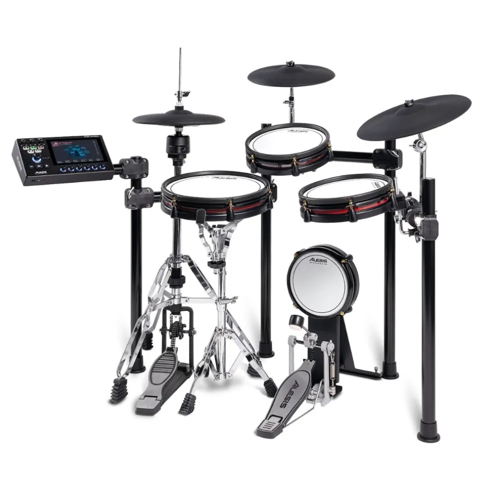 Alesis Strata Club Premium 7-Piece Electronic Drum Set w 7" Touchscreen , Bluetooth and WIFI