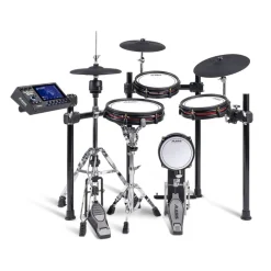 Alesis Strata Club Premium 7-Piece Electronic Drum Set w 7" Touchscreen , Bluetooth and WIFI