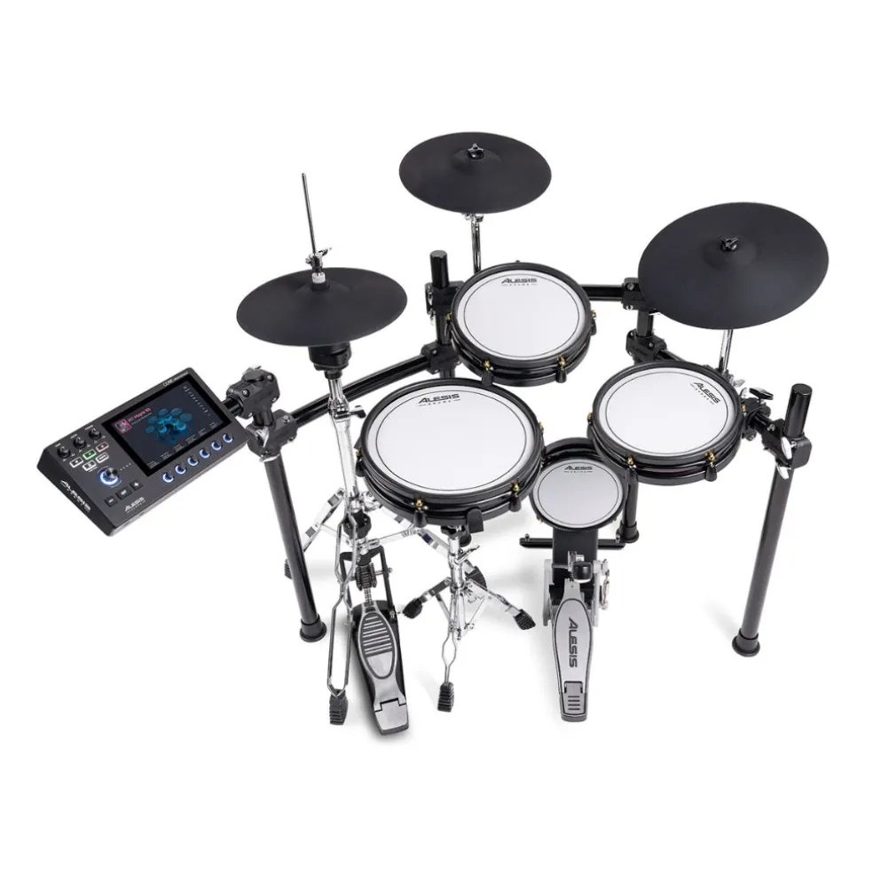 Alesis Strata Club Premium 7-Piece Electronic Drum Set w 7" Touchscreen , Bluetooth and WIFI