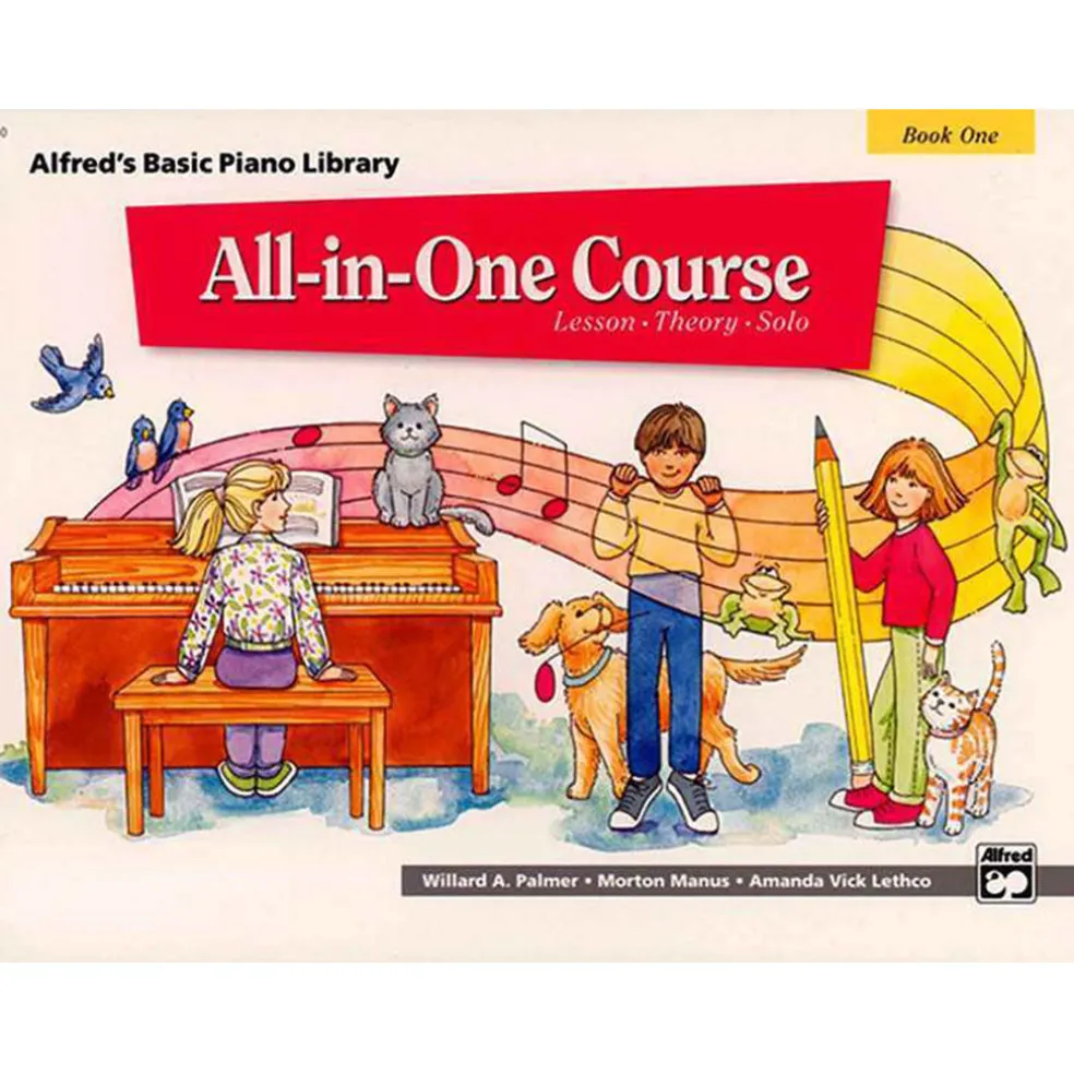 Alfred's Basic Piano All-In-One Course - Book 1