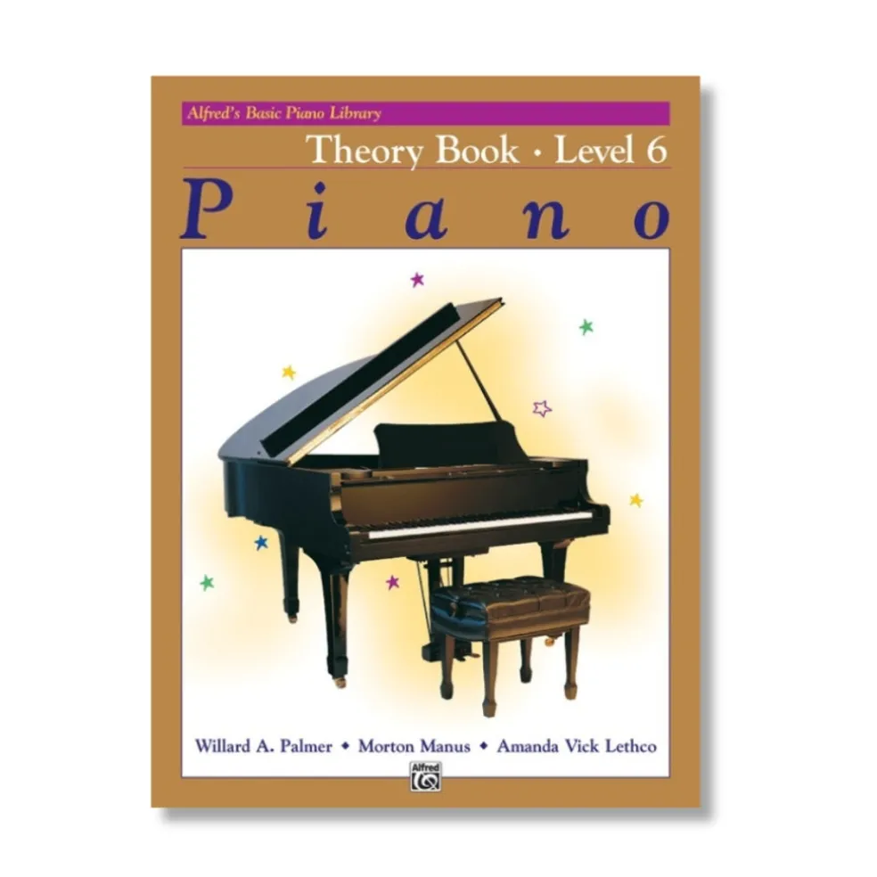 Alfred's Basic Piano Library Theory Book - Level 6