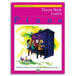 Alfred's Basic Piano Library Theory Book Level 4