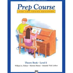 Alfred's Basic Piano Prep Course Theory Book Level E