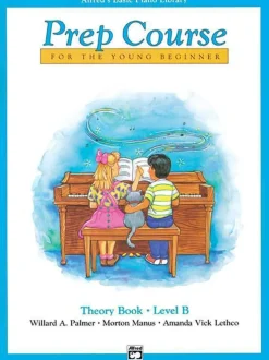 Alfred's Basic Piano Prep Course Theory Book Level B