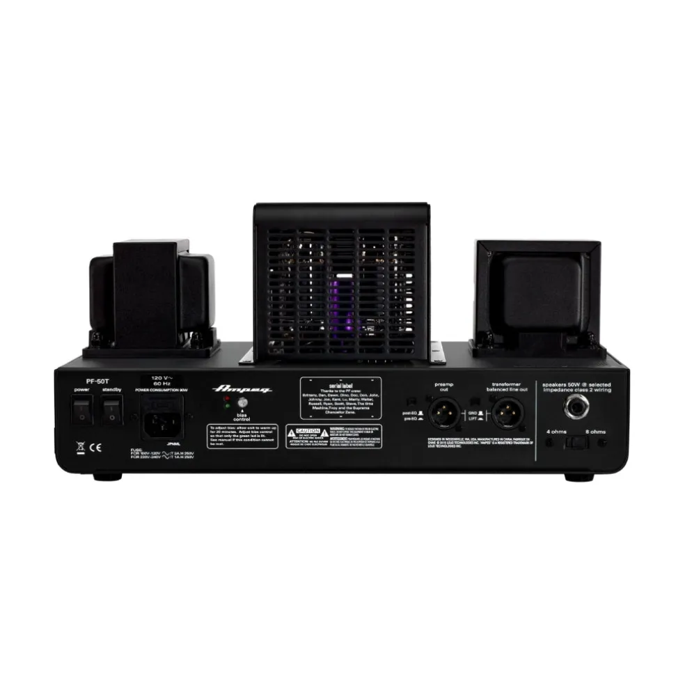 Ampeg PF-50T Portaflex - 50-watt All-tube Bass Head