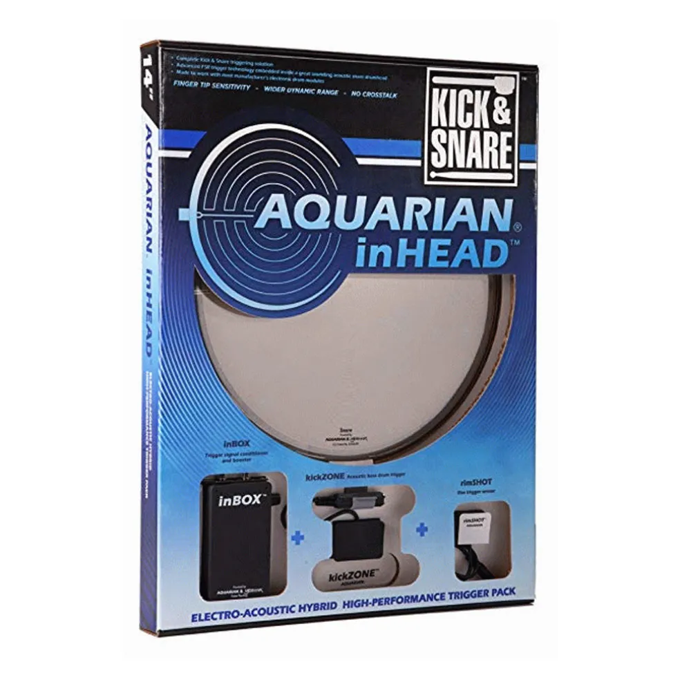 Aquarian 14HPK Inhead Kick & Snare Pak