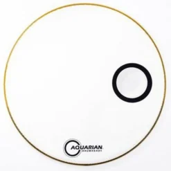 Aquarian PTCC28W Ported FR Bass White Drumhead