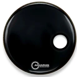 Aquarian RSM22BK 22" Regulator 4 3/4" Offset Hole - Gloss Black