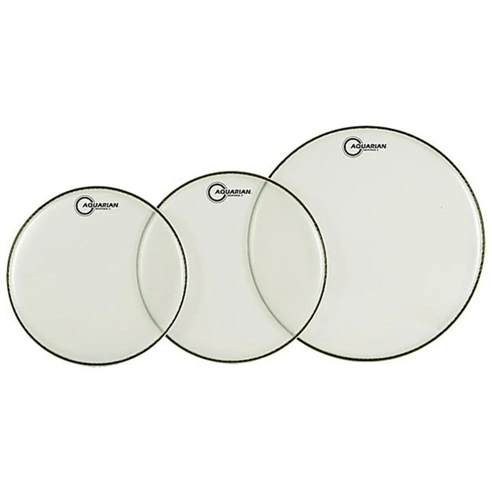 Aquarian Rsp2-b Response2 Clear 12", 13" & 16"