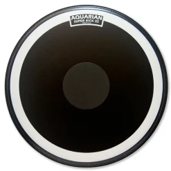 Aquarian SKIII20BK 20" Super-Kick 3 Coated 1ply w/Power Dot Black