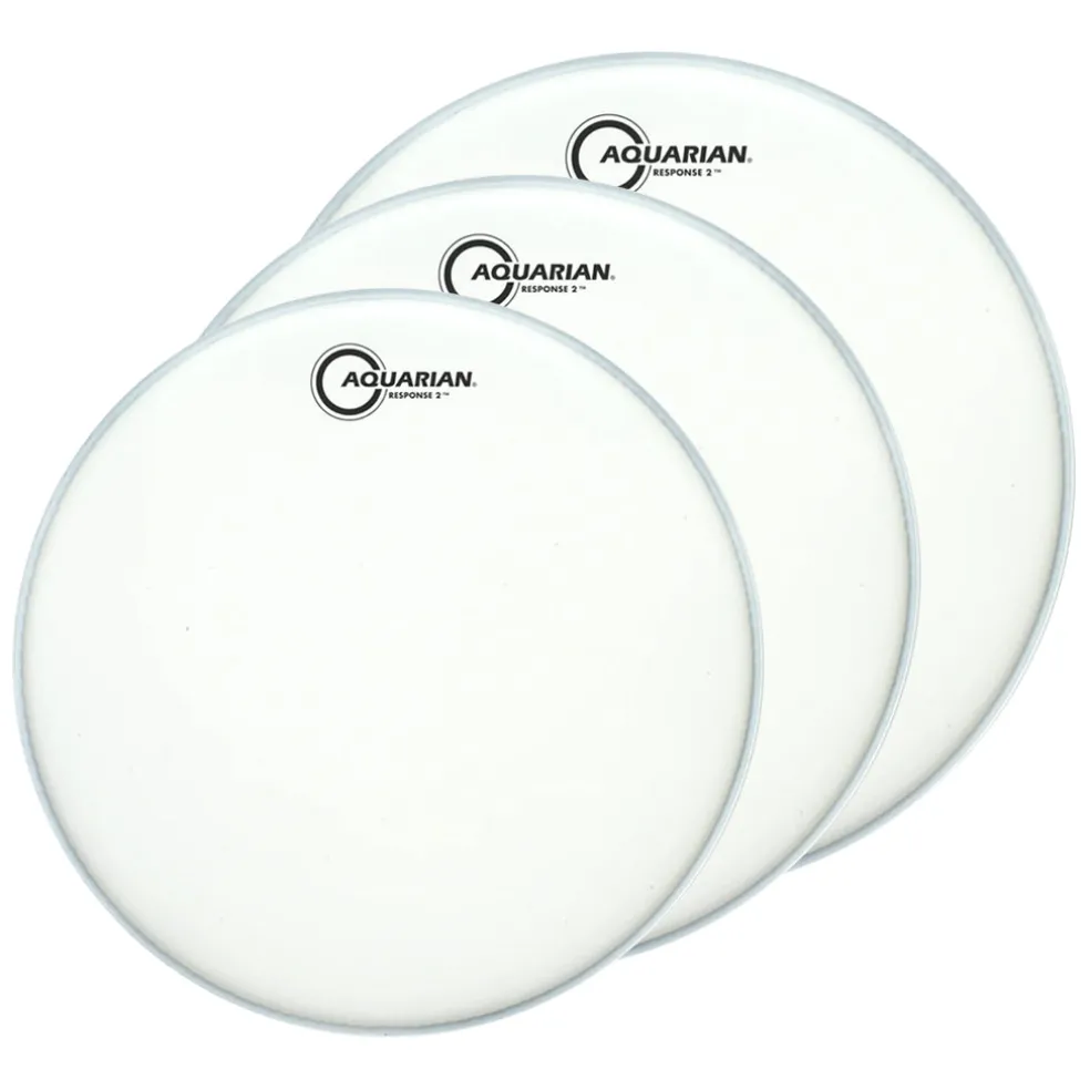 Aquarian TCRSP2A Response 2 Tom Pack - 10" 12" 14" - Coated