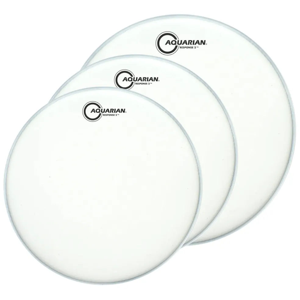 Aquarian TCRSP2B Response 2 Tom Pack 12" 13" 16" - Coated