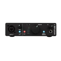 Arturia MiniFuse 1 - 1 In/ 2 Out Audio Interface - Black