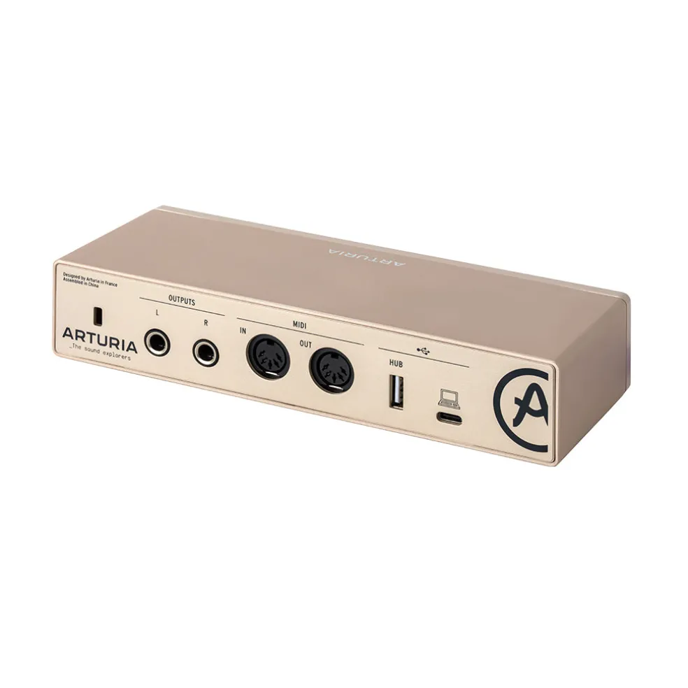 Arturia MiniFuse 2 USB-C Audio Interface - Champagne