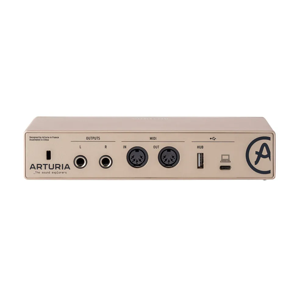 Arturia MiniFuse 2 USB-C Audio Interface - Champagne