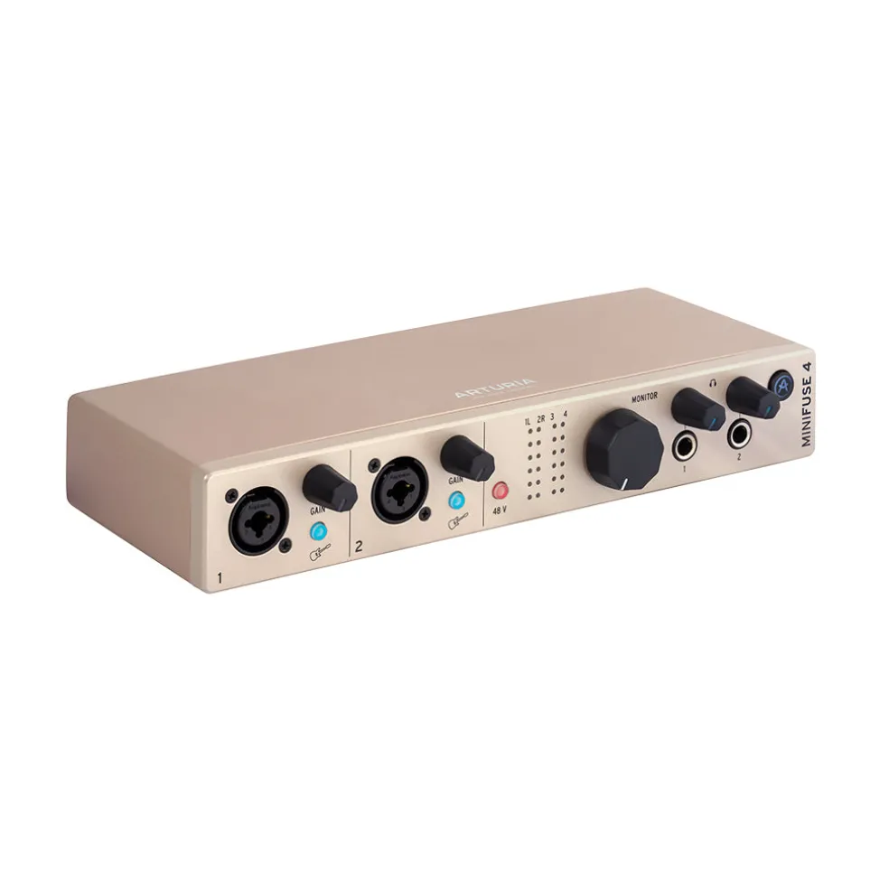 Arturia MiniFuse 4 USB-C Audio Interface - Champagne