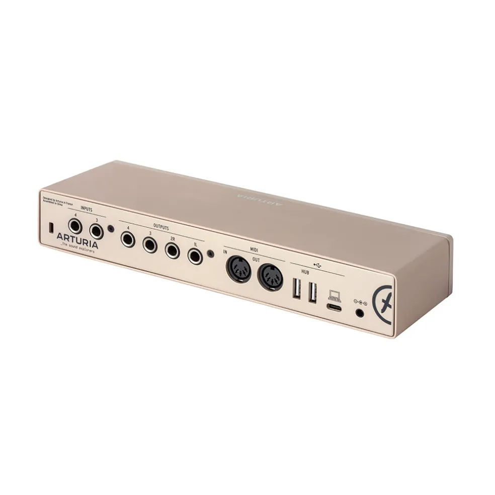 Arturia MiniFuse 4 USB-C Audio Interface - Champagne