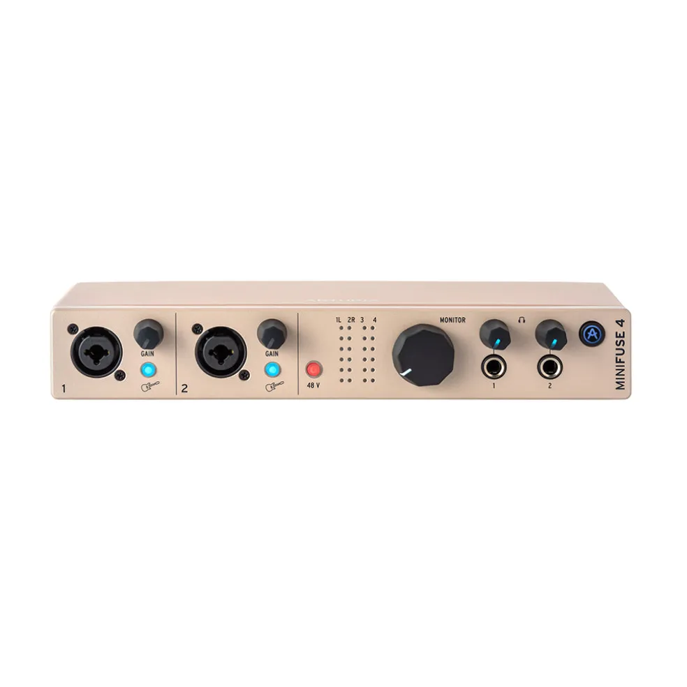 Arturia MiniFuse 4 USB-C Audio Interface - Champagne