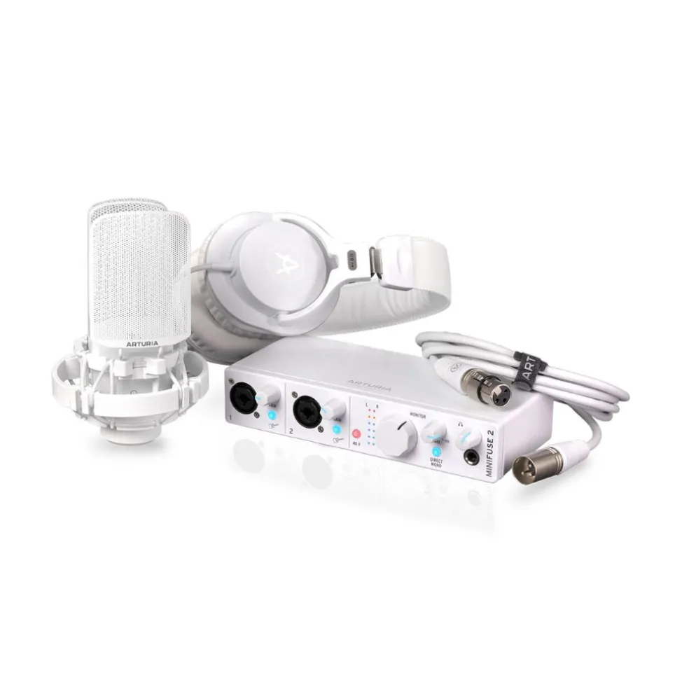 Arturia MiniFuse Recording Studio Pack - White