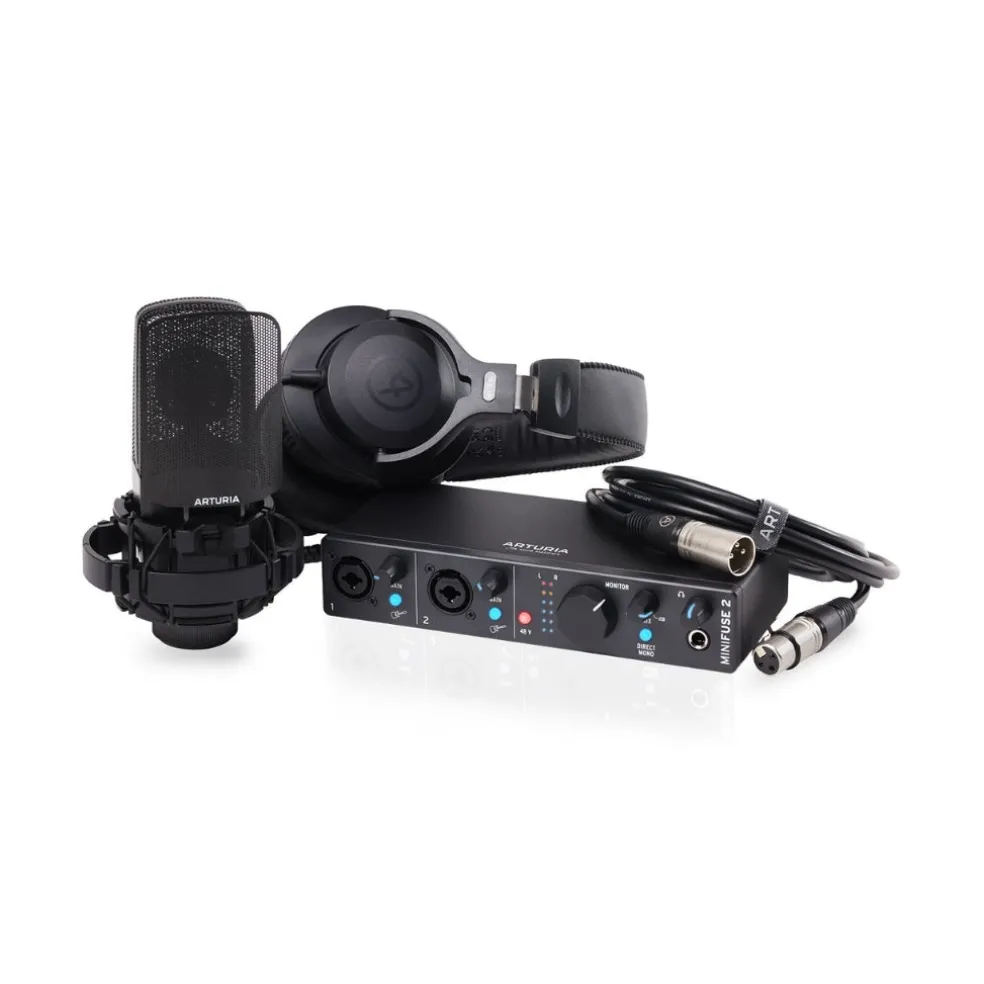 Arturia MiniFuse Recording Studio Pack - Black