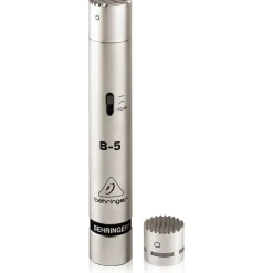 Behringer B5 Gold-Sputtered Diaphragm Studio Condenser Microphone with 2 Interchangeable Capsules