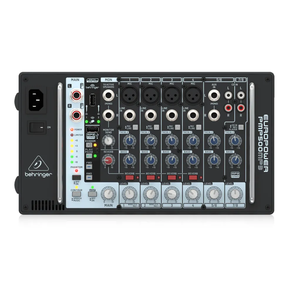 Behringer Europower PMP500MP3 Powered Mixer