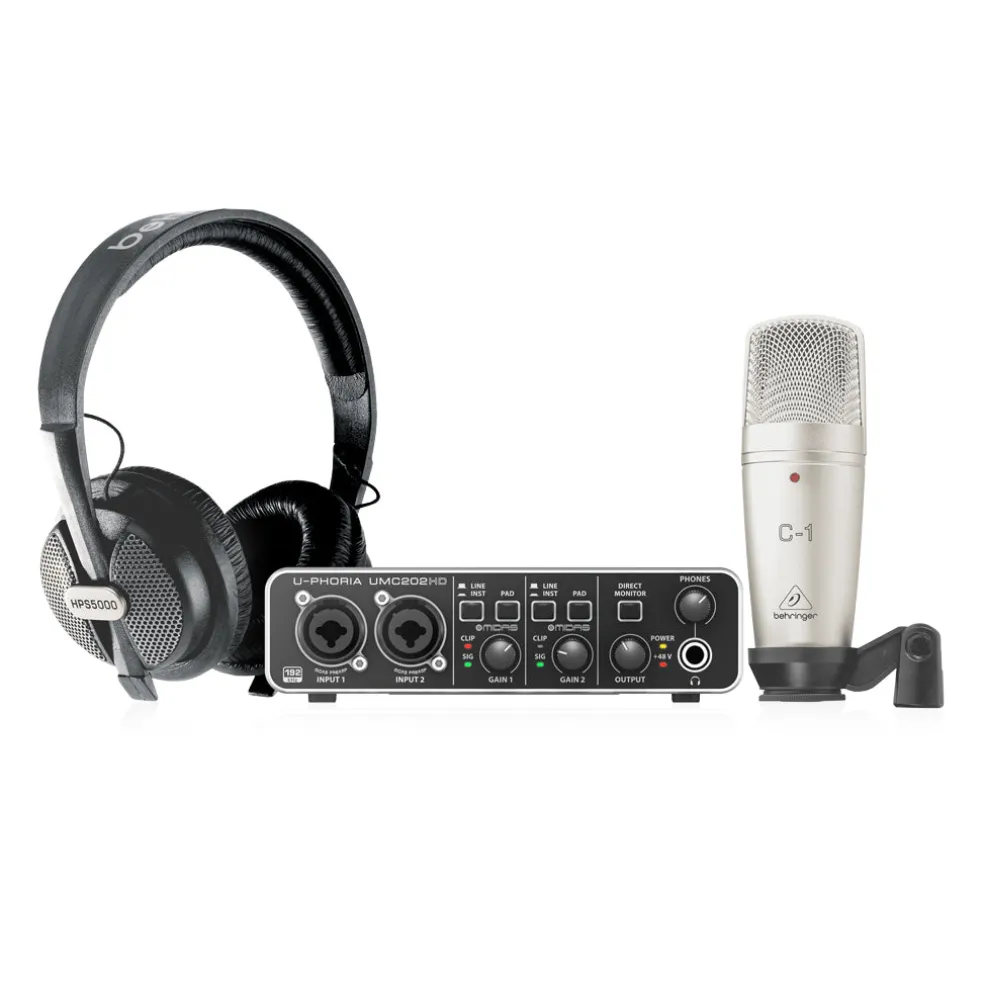 Behringer U-Phoria Studio Pro Recording Bundle