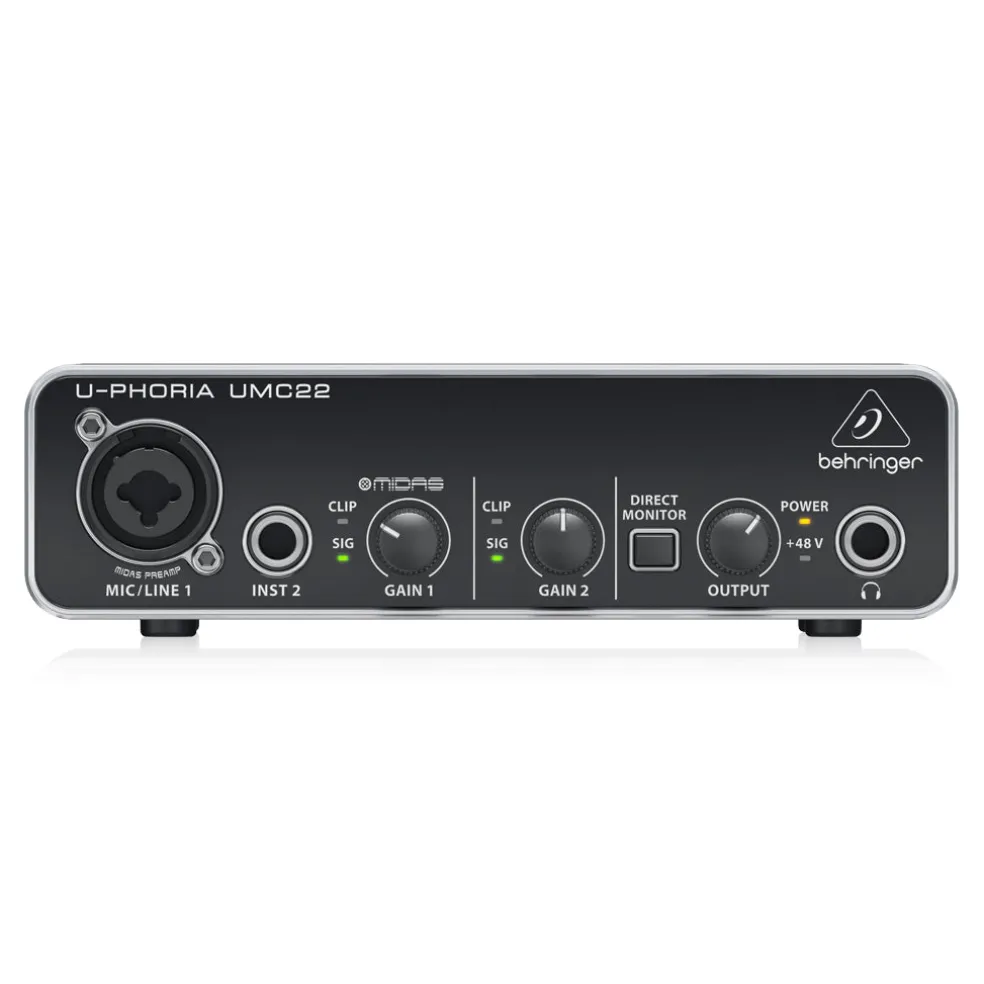 Behringer U-Phoria UMC22 Interface