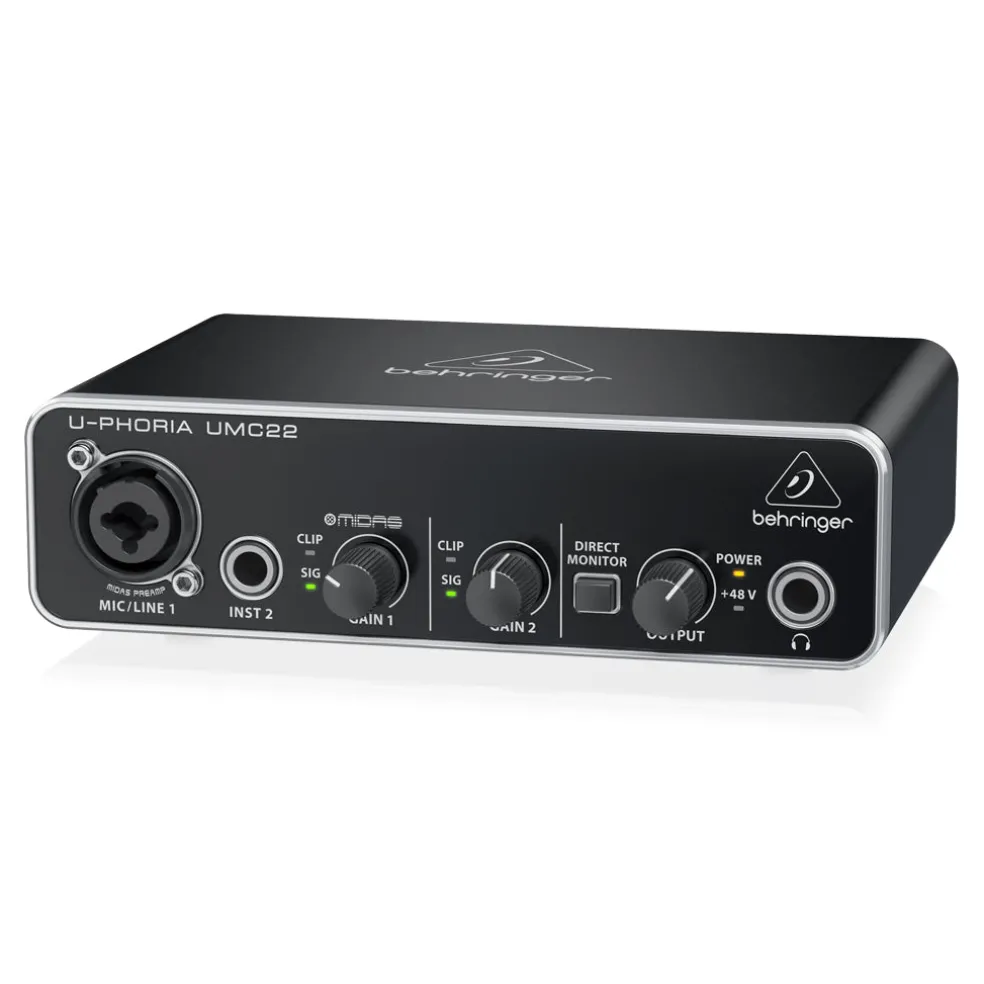 Behringer U-Phoria UMC22 Interface