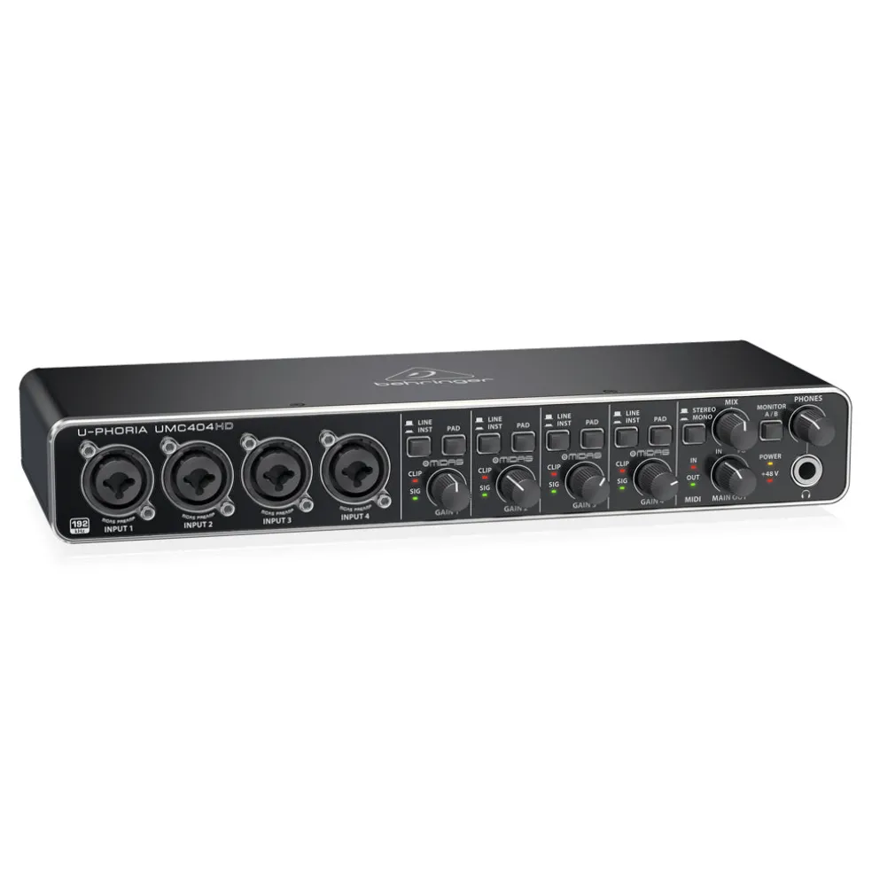 Behringer U-Phoria UMC404HD Interface