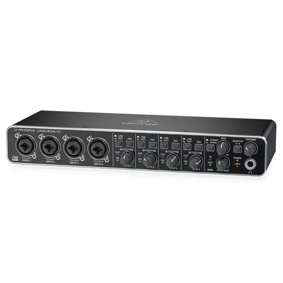 Behringer U-Phoria UMC404HD Interface