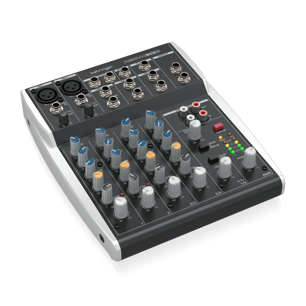 Behringer Xenyx 802s 8 Channel Mixer With Usb