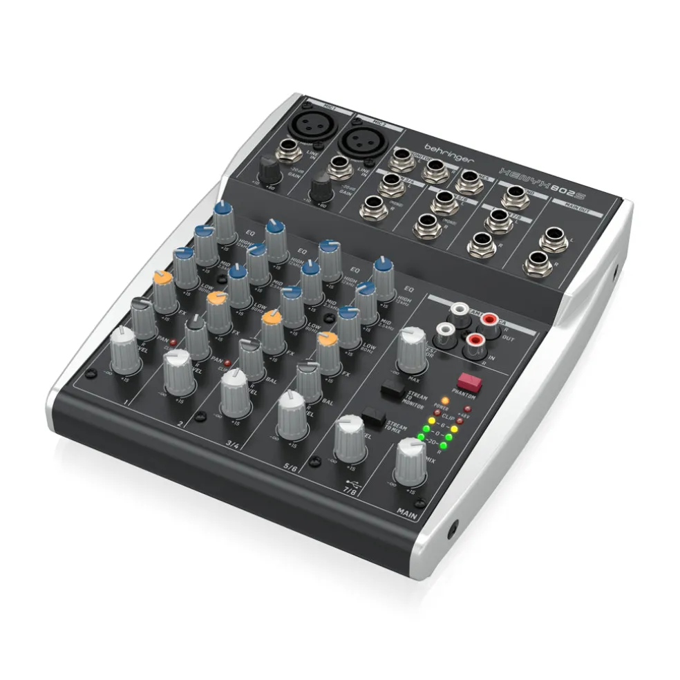 Behringer Xenyx 802s 8 Channel Mixer With Usb