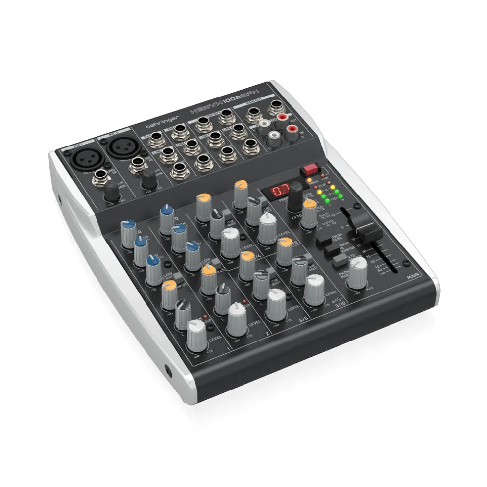 Behringer Xenyx 1002SFX 10ch Mixer W/USB & FX