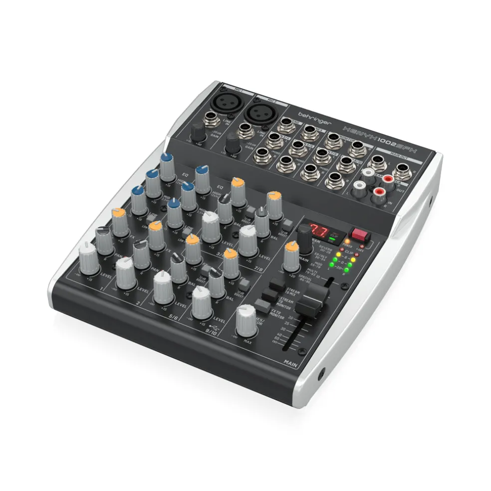 Behringer Xenyx 1002SFX 10ch Mixer W/USB & FX