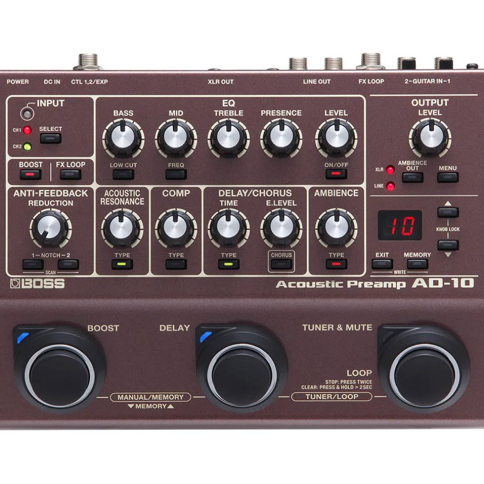 Boss AD-10 Acoustic Instrument Processor