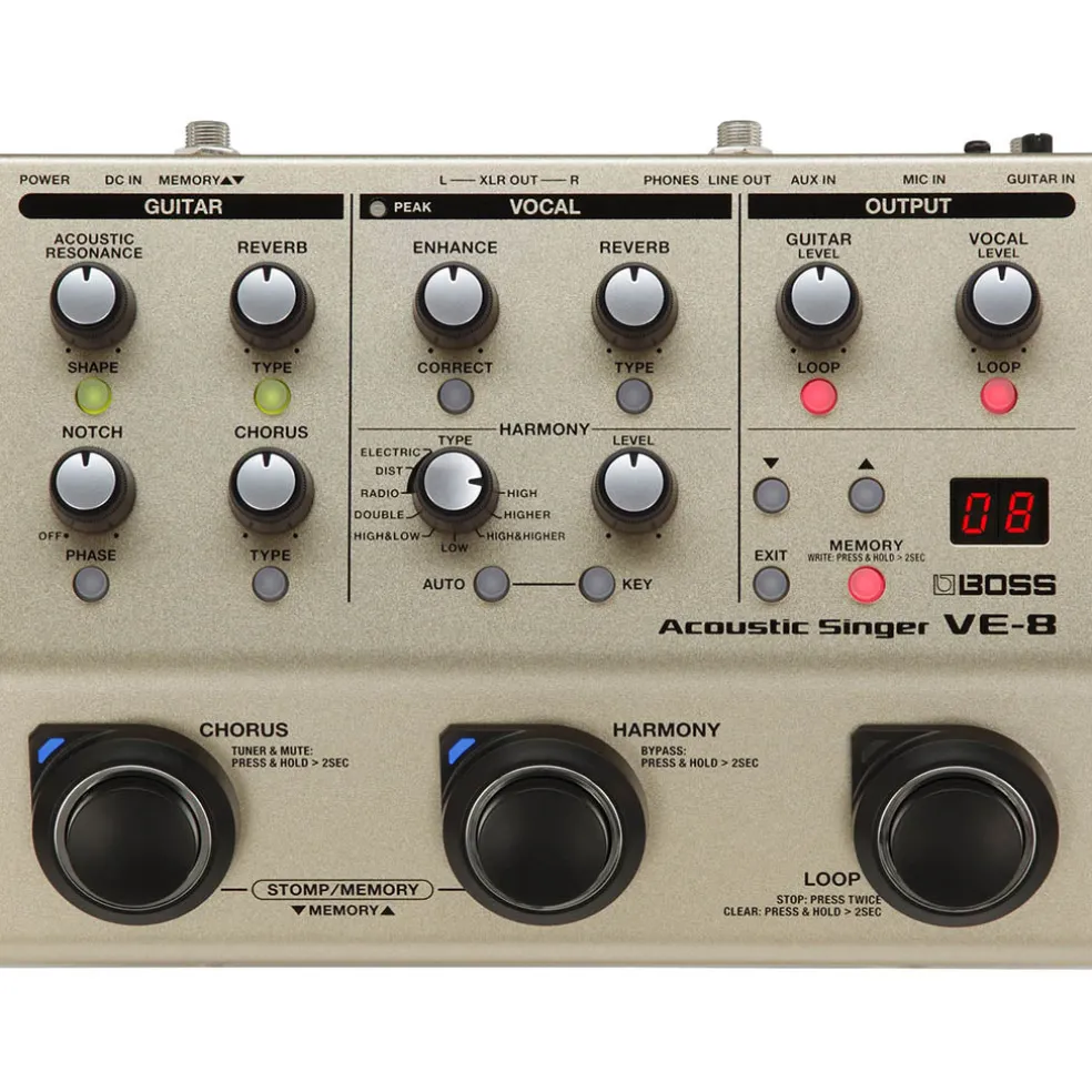 Boss VE8 Acoustic Singer