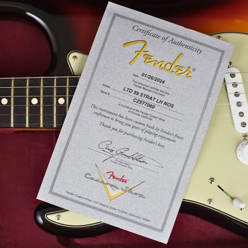 **B-STOCK** Fender Custom Shop LTD '59 Strat LH NOS - CH3SB