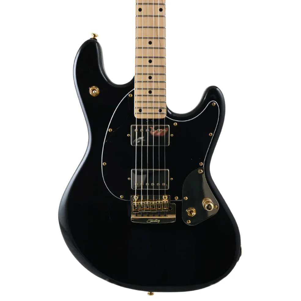 B-STOCK Sterling Stingray Guitar SR Jared Dines - Black w Gold Hardware