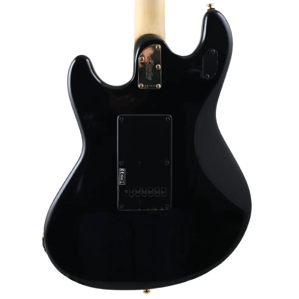 B-STOCK Sterling Stingray Guitar SR Jared Dines - Black w Gold Hardware