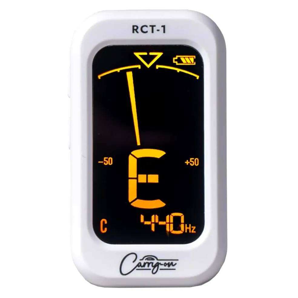 Carry-On RCT-1WH USB Rechargeable Clip-On Tuner - White