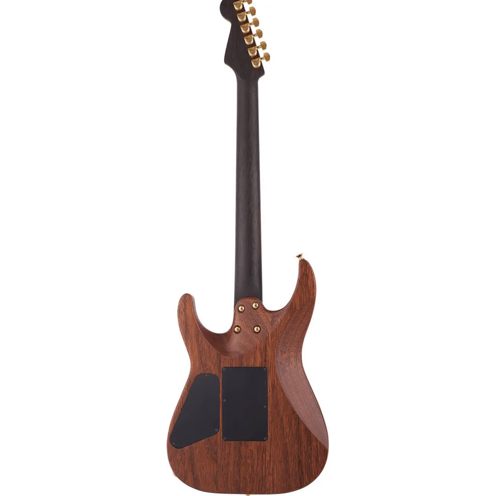 Charvel - MJ DK24 HSH 2PT E Mahogany with Figured Walnut - Streaky Ebony Fingerboard - Natural