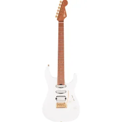 Charvel - Pro-Mod DK24 HSS 2PT CM, Caramelized Maple Fingerboard, Snow White