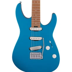 Charvel - Pro-Mod DK22 SSS 2PT CM - Electric Blue - Caramelised Maple Fingerboard