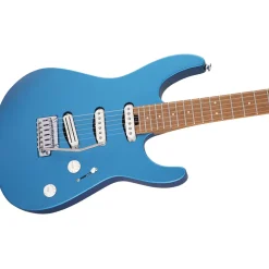 Charvel - Pro-Mod DK22 SSS 2PT CM - Electric Blue - Caramelised Maple Fingerboard